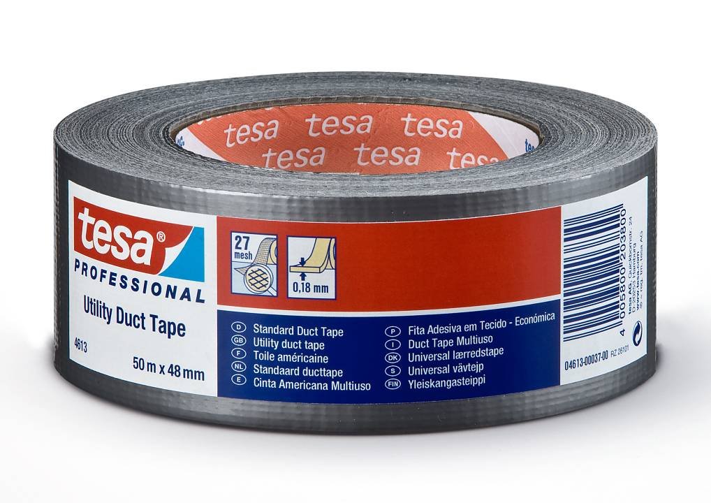 Páska montážní Tesa Duct Tape 4613 - 10m stříbrná
