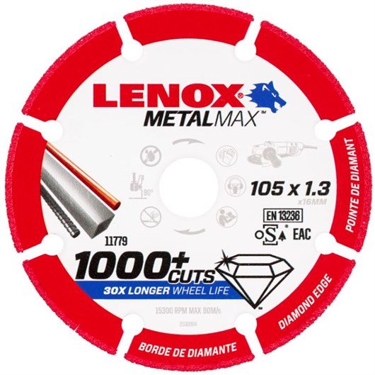 Kotouč diamantový řezný Metalmax Lenox - AG 105x15,9x1,3mm
