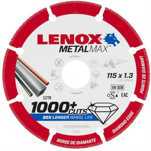 Kotouč diamantový řezný Metalmax Lenox - AG 115x22,2x1,3mm