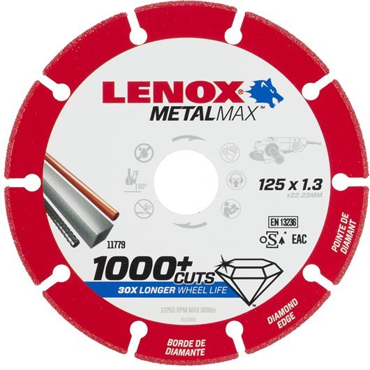 Kotouč diamantový řezný Metalmax Lenox - AG 125x22,2x1,3mm