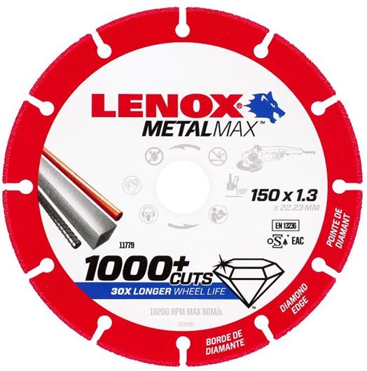 Kotouč diamantový řezný Metalmax Lenox - AG 150x22,2x1,3mm