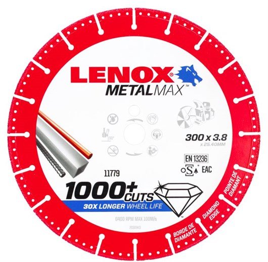 Kotouč diamantový řezný Metalmax Lenox - GS 300x25,4x3,8mm