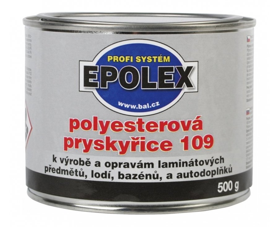 Polyesterová pryskyřice 109 a iniciátor Epolex - 500g