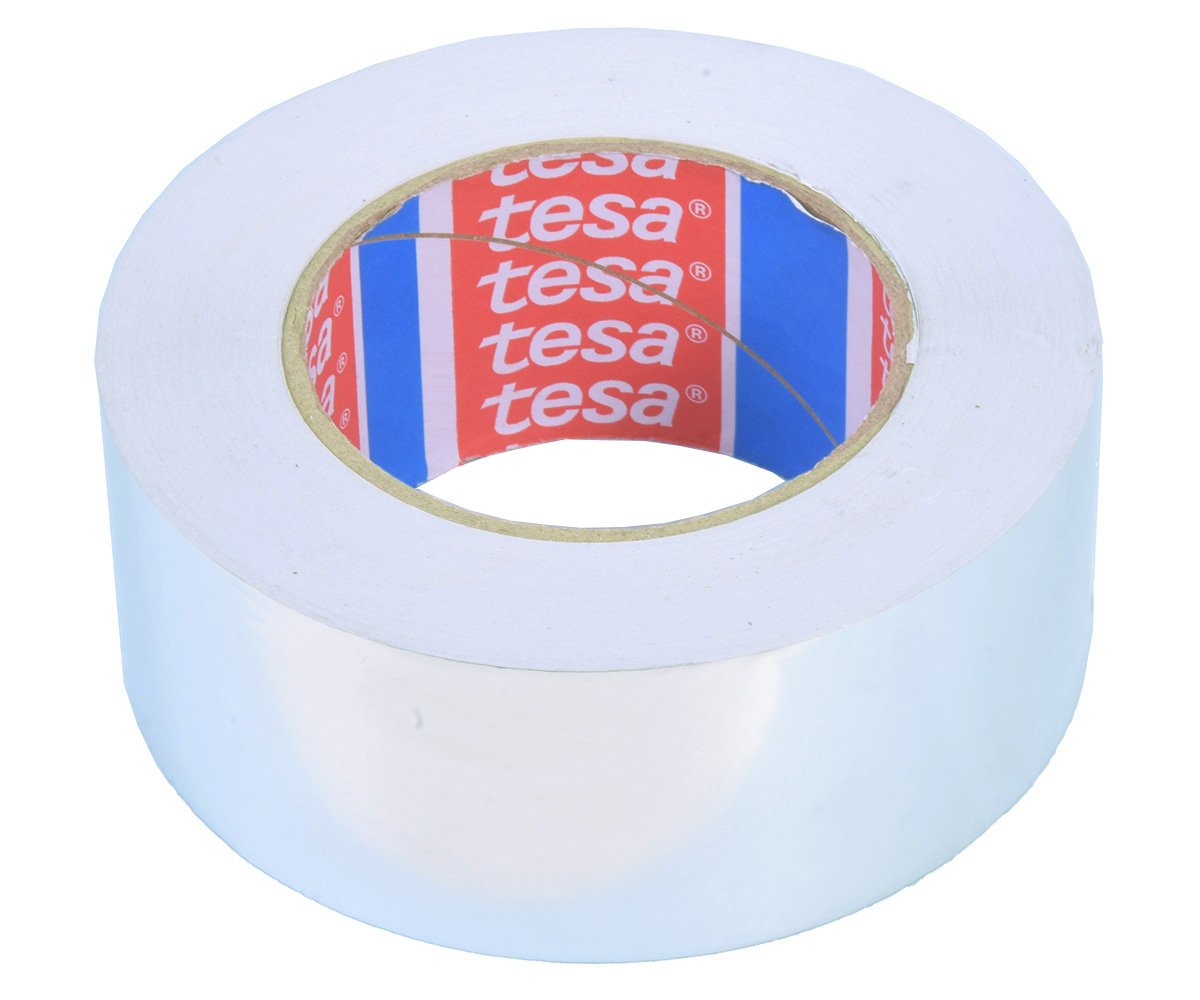 Páska lepicí hliníková 50mm s krycím papírem Tesa 63632 - 50m