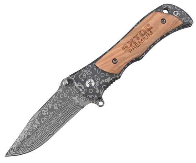 Nůž zavírací nerez 160/90mm Extol Premium 8855121