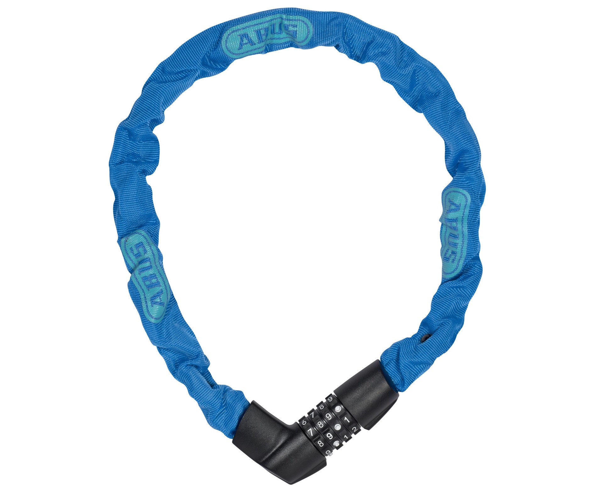 Zámek řetězový kódový 1385 Abus TRESOR - 1385/75 neonově modrý