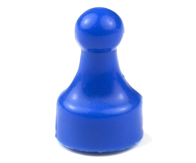 Magnetická figurka neodym 12x20mm - modrá