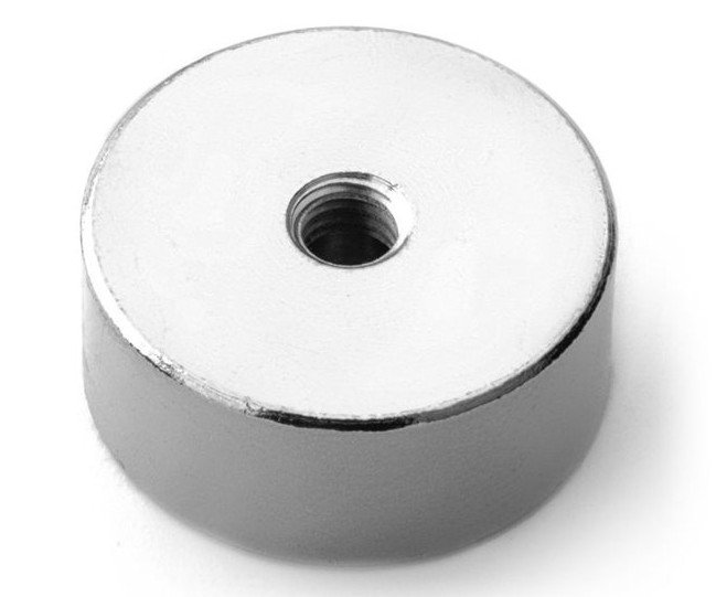 Magnet se závitem neodym - M8 50x15mm
