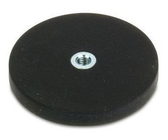 Magnet pogumovaný se závitem neodym - 66x8.5mm M6