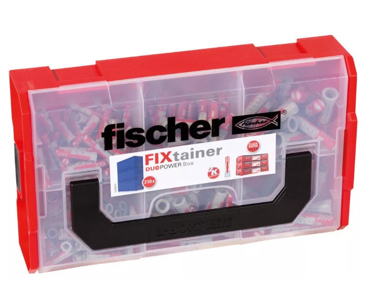Box hmoždinek DuoPower 6/8/10 FixTainer Fischer