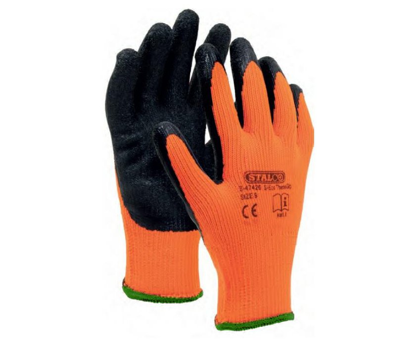 Pracovní rukavice zimní polomáčené S-Eco ThermGrip Stalco Perfect - 9"