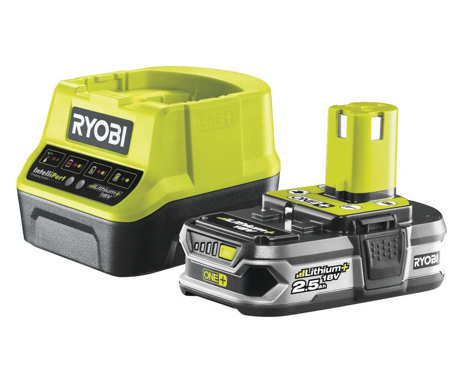 Ryobi RC18120-125 ONE+ akumulátor 2.5Ah + nabíječka 18V