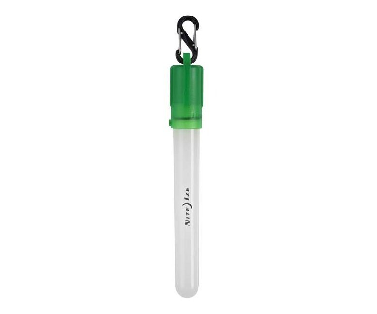 LED svítilna mini s karabinou Glowstick - zelená