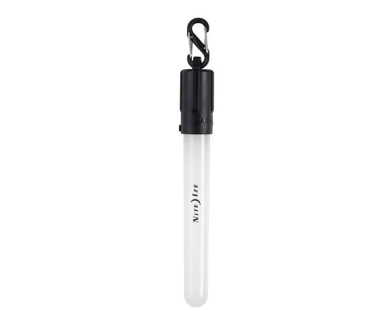 LED svítilna mini s karabinou Glowstick - bílá