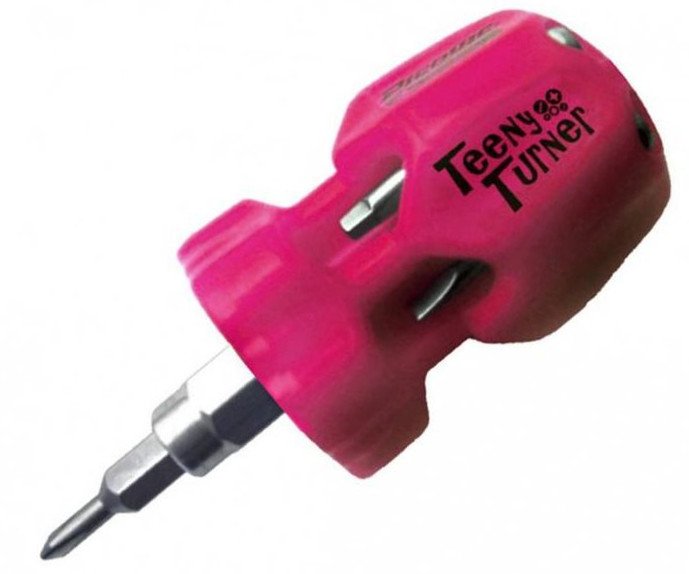 Šroubovák s bity 7ks Picquic Teeny Turner - růžový