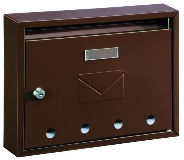 Poštovní schránka paneláková IMOLA-E 32x24x6cm - bílá