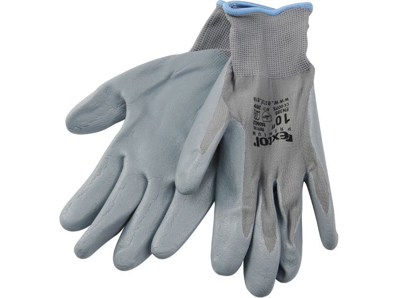 Pracovní rukavice nylon polomáčené Extol Premium - L/10"