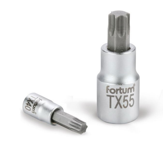 Hlavice zástrčná torx 1/2" Fortum - TRX 20