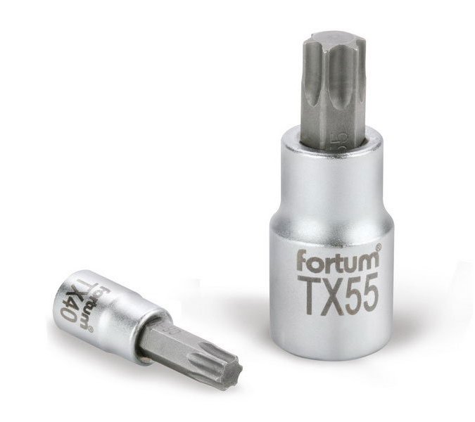 Hlavice zástrčná torx 1/4" Fortum - TRX 10