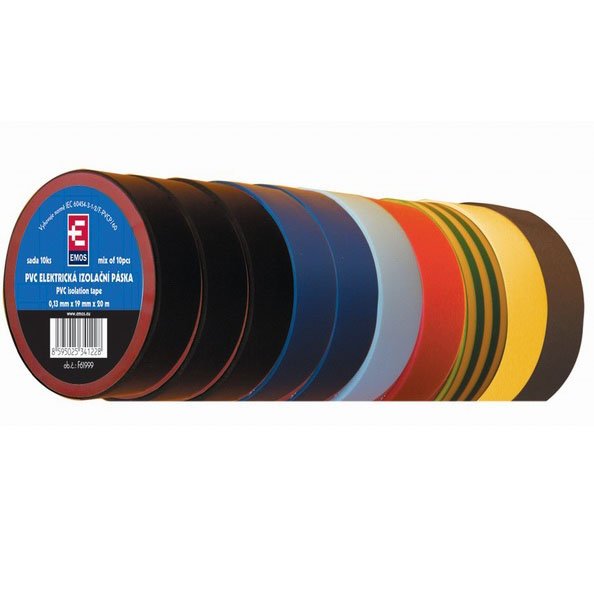 Páska izolační PVC 19mm/20m - černá
