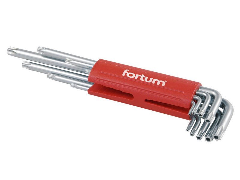 Sada klíčů Torx 9ks 10-50mm Fortum 4710202