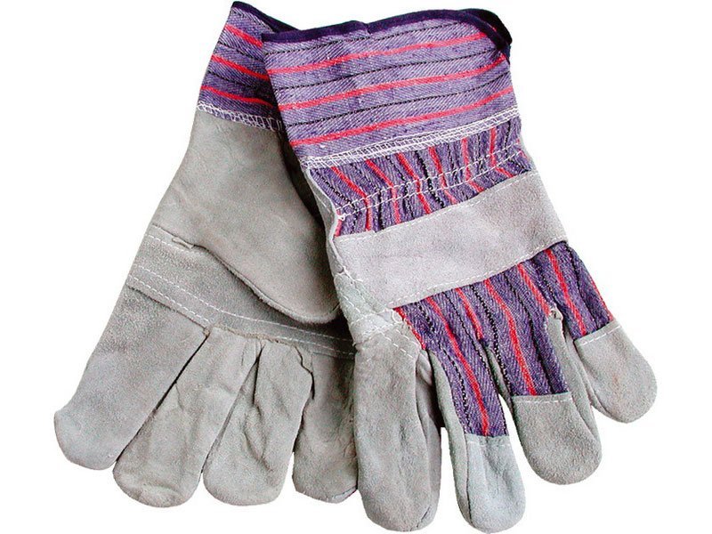 Pracovní rukavice kožené s vyztuženou dlaní 10" 9965