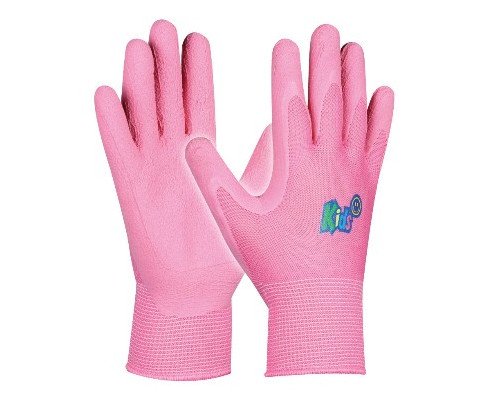 Pracovní rukavice dětské Kids - růžová