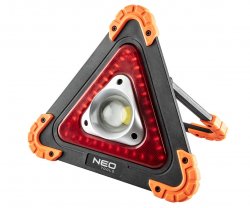 LED svítilna trojúhelník 10W 4xAA Neo Tools 99-076