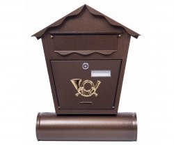 Poštovní schránka Antická hnědá