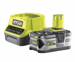 Ryobi RC18120-150 ONE+ akumulátor 5.0Ah + nabíječka 18V